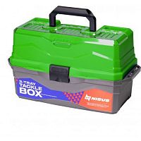 Ящик для снастей Nisus Tackle Box трехполочный зеленый N-TB-3